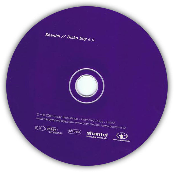 SHANTEL - Disko Boy e.p. . CD sleeve - Label