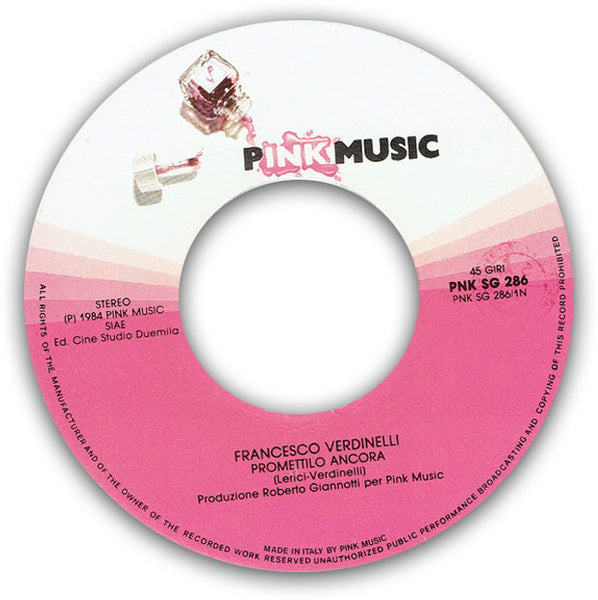 FRANCESCO VERDINELLI - Promettilo ancora . 7"