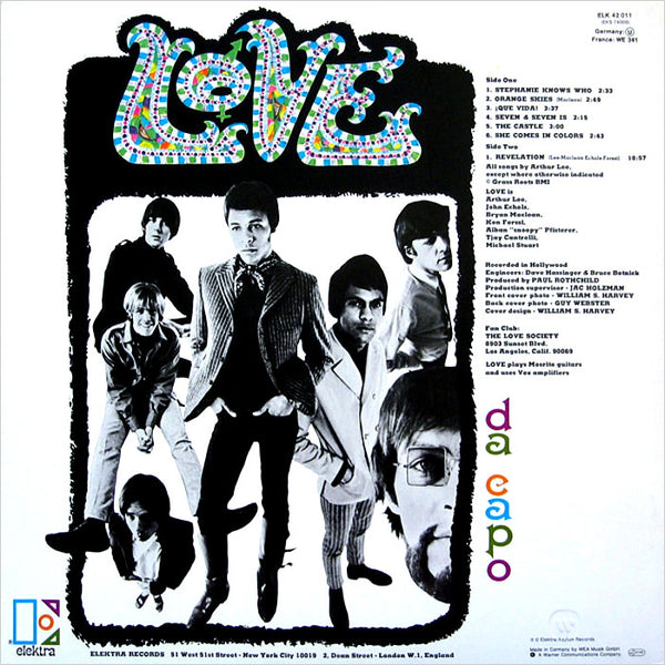 LOVE ‎– Da Capo . LP