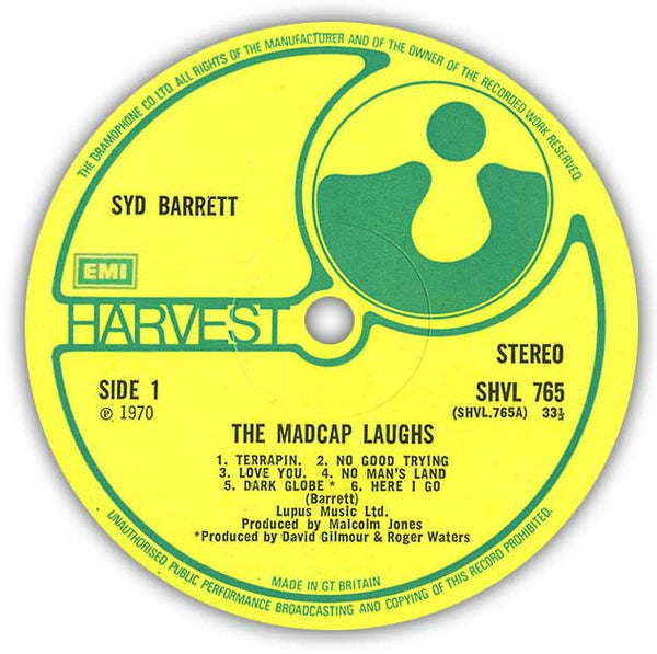 SYD BARRETT – The Madcap Laughs . LP