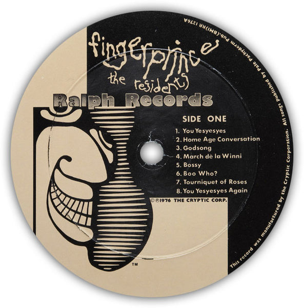 THE RESIDENTS – Fingerprince . LP . Label 1