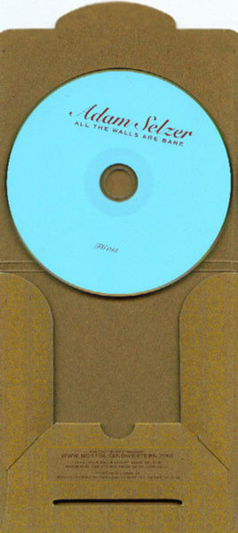ADAM SELZER -  All The Walls Are Bare . CD