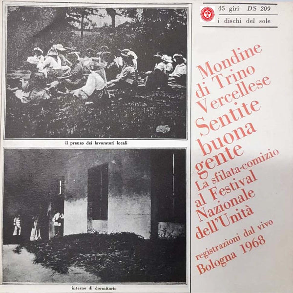 MONDINE DI TRINO VERCELLESE - Sentite buona gente . 7"