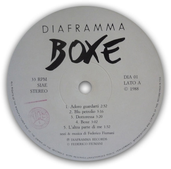 DIAFRAMMA . Boxe . LP