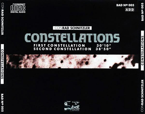CONRAD SCHNITZLER - Constellations . CD