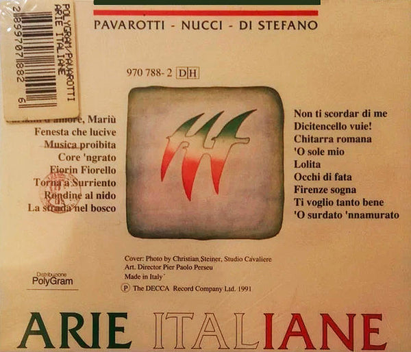PAVAROTTI, NUCCI, DI STEFANO - Arie Italiane . CD