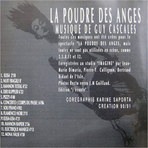 GUY CASCALES - La poudre des anges . CD