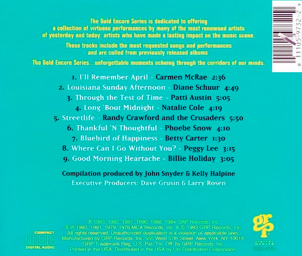 VARIOUS - Songbirds . CD