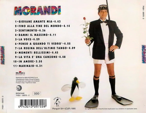 GIANNI MORANDI - Morandi . CD
