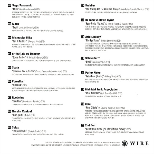 VARIOUS - The Wire Tapper . CD