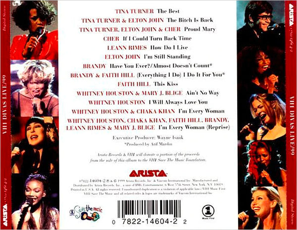 VARIOUS - VH1 Divas Live /99 . CD