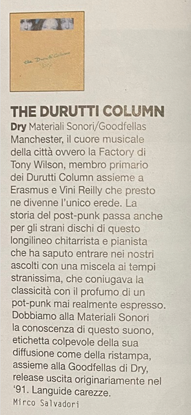 THE DURUTTI COLUMN - Dry . LP