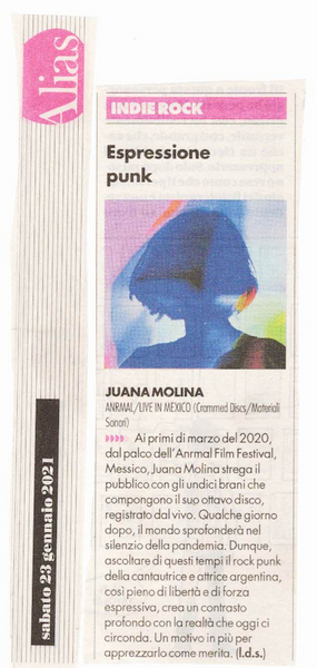 JUANA MOLINA . Anrmal / Live In Mexico . CD