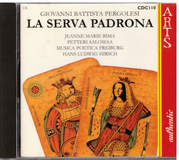 GIOVANNI BATTISTA PERGOLESI - La serva padrona . CD