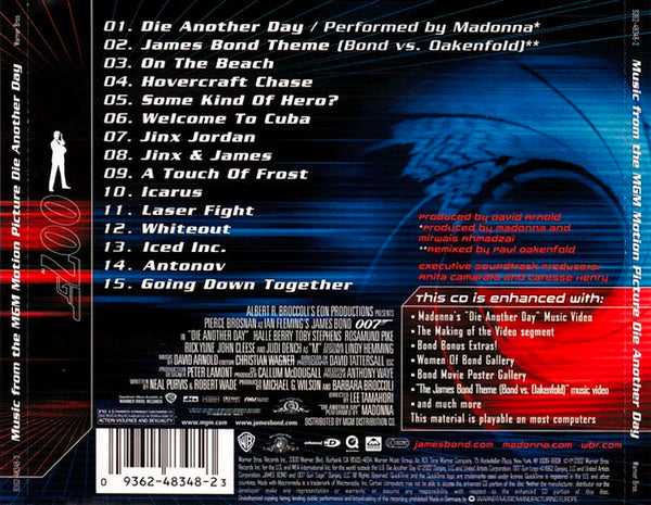 DAVID ARNOLD - Die Another Day . CD
