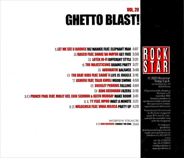 VARIOUS - Ghetto Blast! . CD
