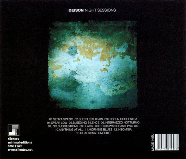 DEISON - Night Sessions . CD