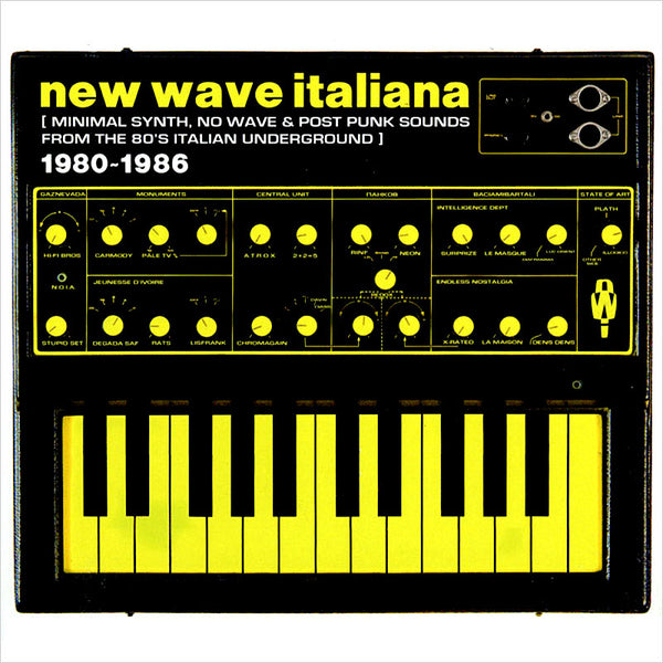 VARIOUS - New Wave Italiana / Minimal Synth, New Wave, Post Punk From The 80's . 2CD
