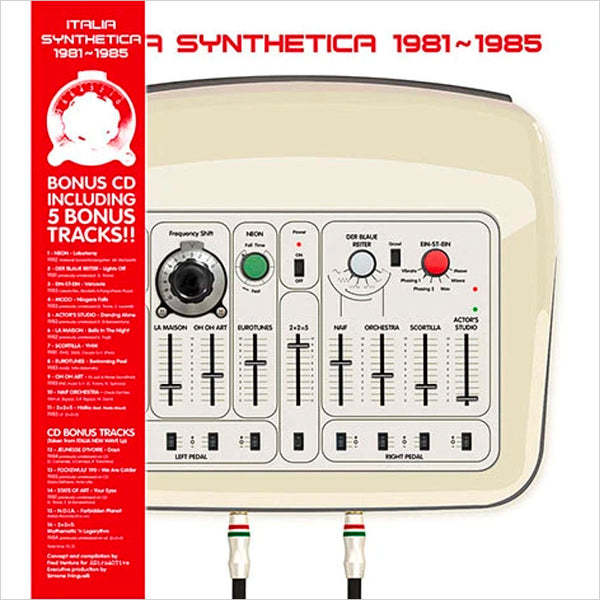 VARIOUS - Italia Synthetica 1981-1985 . LP+CD