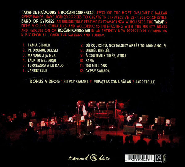 TARAF DE HAÏDOUKS & KOCANI ORKESTAR - Band of Gypsies 2 . CD
