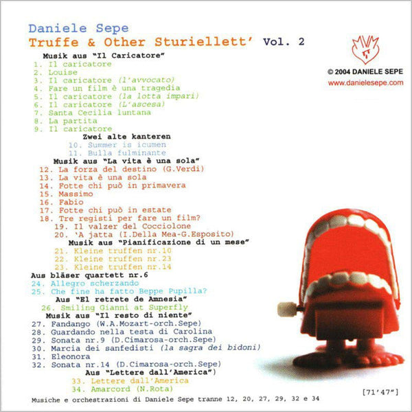 DANIELE SEPE - Truffe & Other Sturiellett' Vol. 2