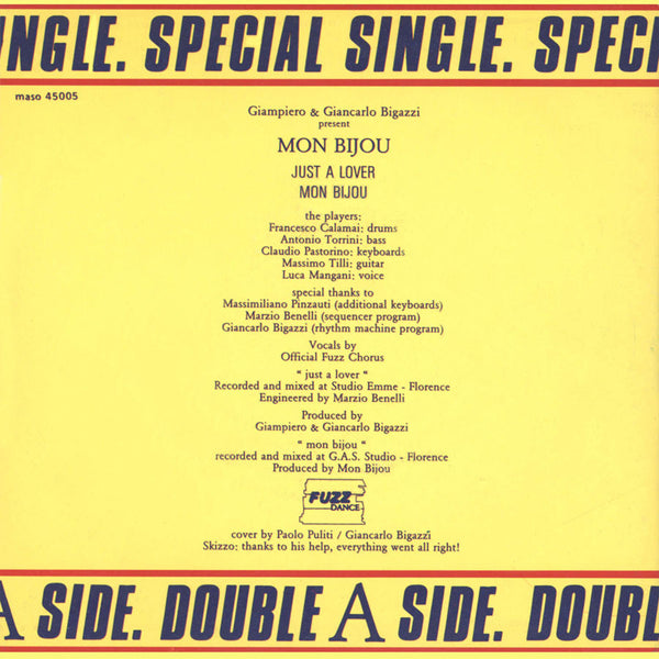 MON BIJOU - Just a Lover / Mon Bijou
