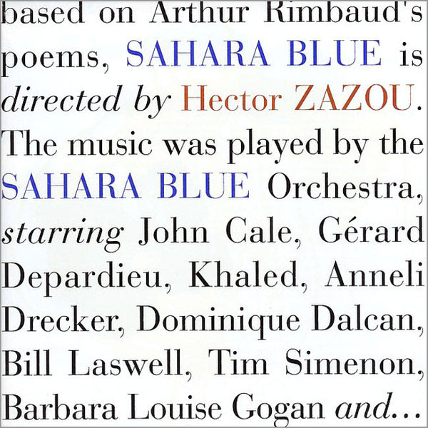 HECTOR ZAZOU - Sahara Blue