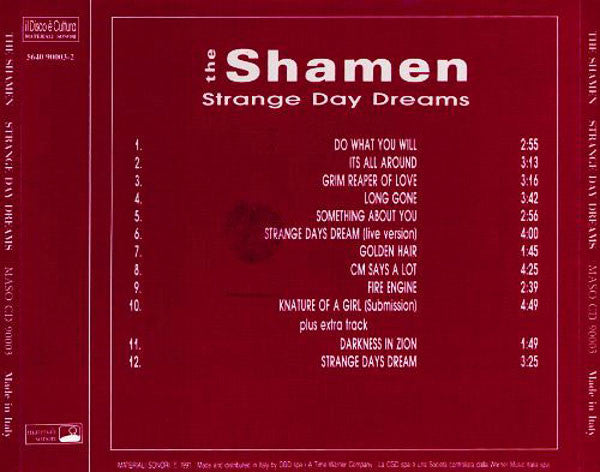 THE SHAMEN - Strange Day Dreams