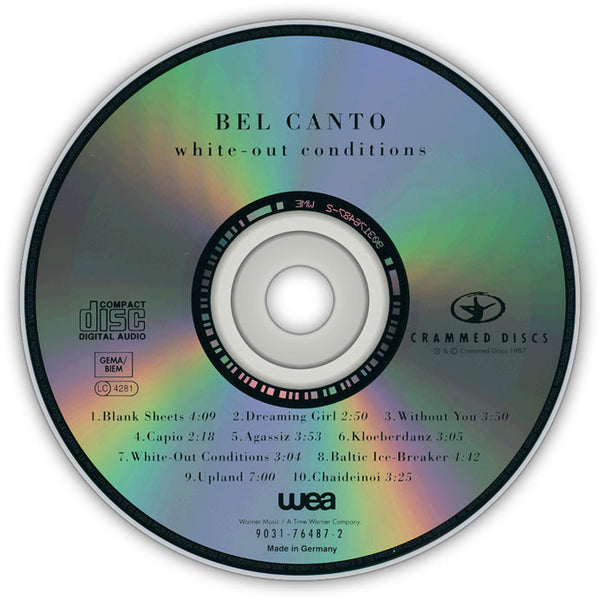 BEL CANTO - White-Out Conditions . CD