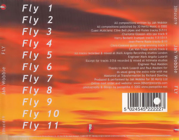 JAH WOBBLE - Fly . CD
