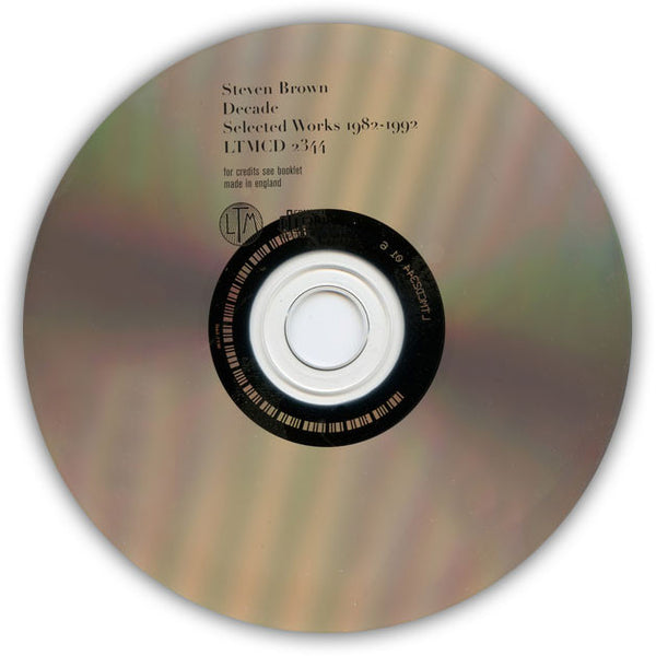 STEVEN BROWN - Decade . CD