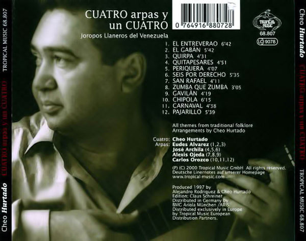 CHEO HURTADO - Cuatro Arpas Y Un Cuatro . CD