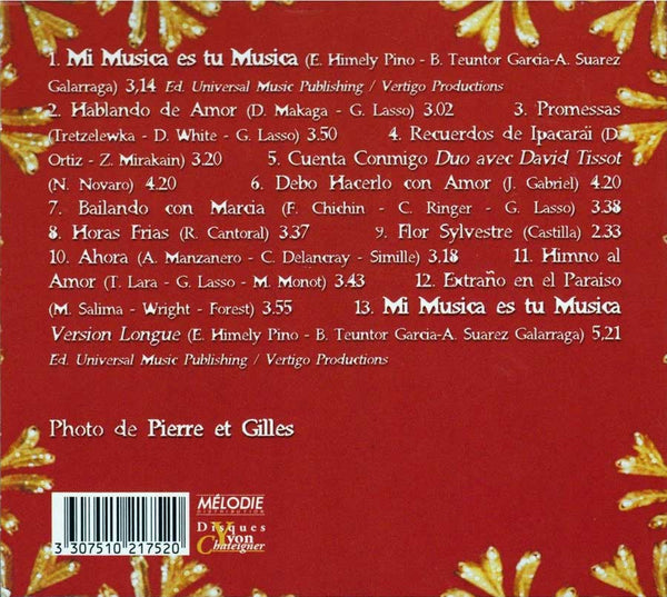 GLORIA LASSO - Amor Latino . CD