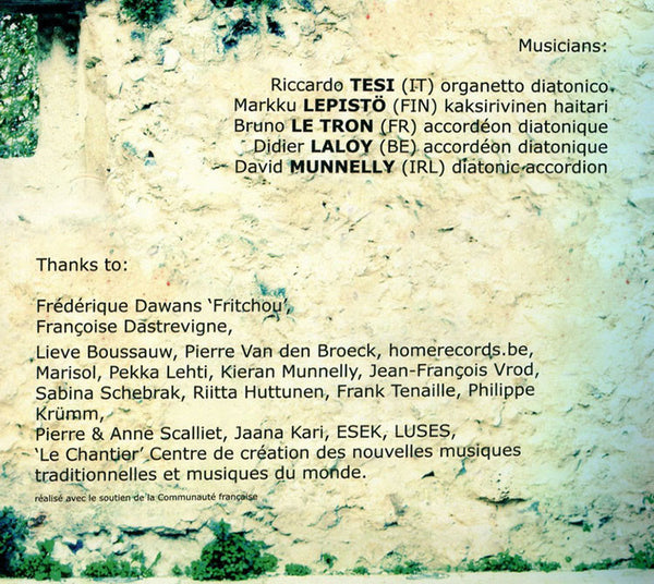RICCARDO TESI, MARKKU LEPISTO, DAVID MUNNELLY, BRUNO LE TRON, DIDIER LALOY - Accordion Samurai . CD