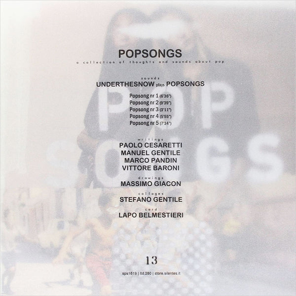 UNDERTHESNOW - Popsongs  . CD + BOOK