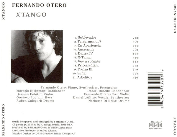 FERNANDO OTERO - X tango . CD