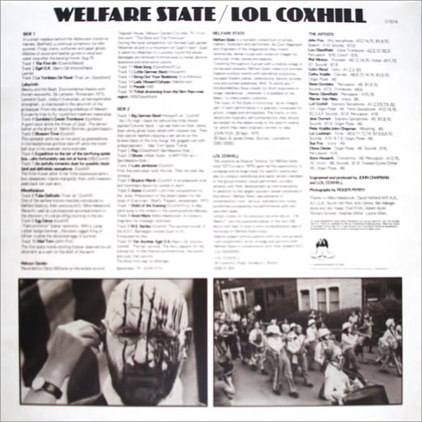 WELFARE STATE / LOL COXHILL - Welfare State / Lol Coxhill . LP