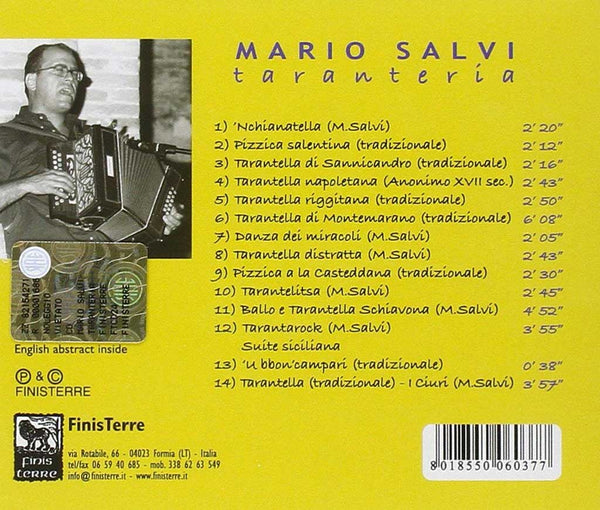 MARIO SALVI – Taranteria . CD