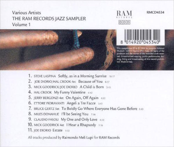 VARIOUS - The Ram Records Jazz Sampler / Volume 1 . CD