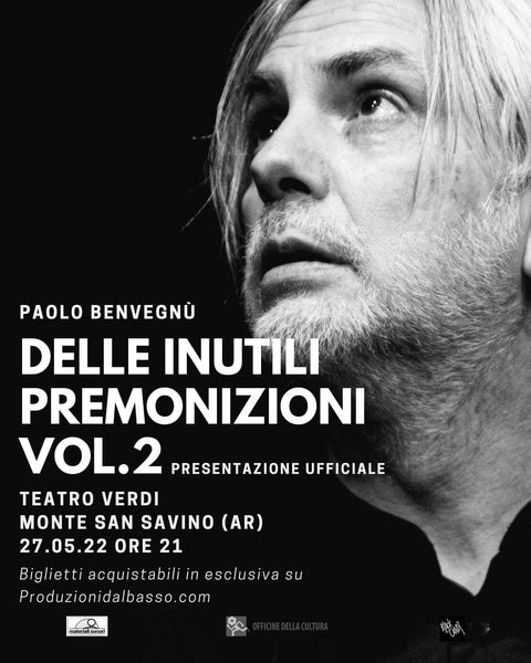 PAOLO BENVENGNU' - Delle inutili premonizioni . CD