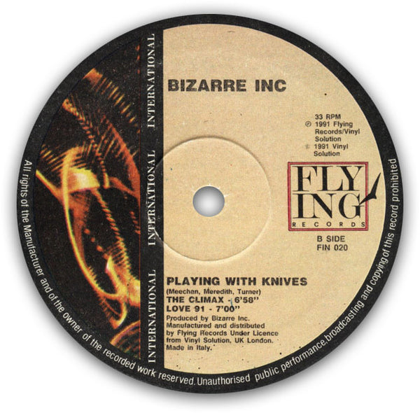BIZARRE INC ‎– Playing With Knives . 12"