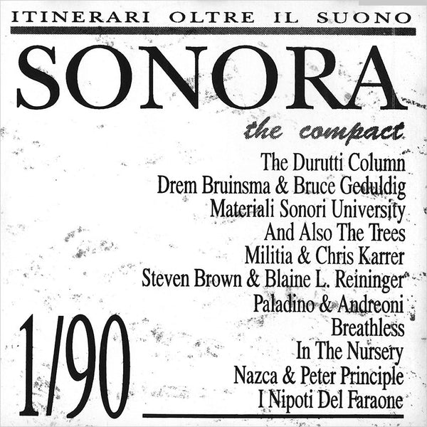 VARIOUS - Sonora 1/90 The Compact . CD sleeve