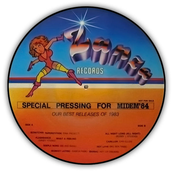 VARIOUS - Zanza Records Special Pressing For Midem '84 . LP Pic