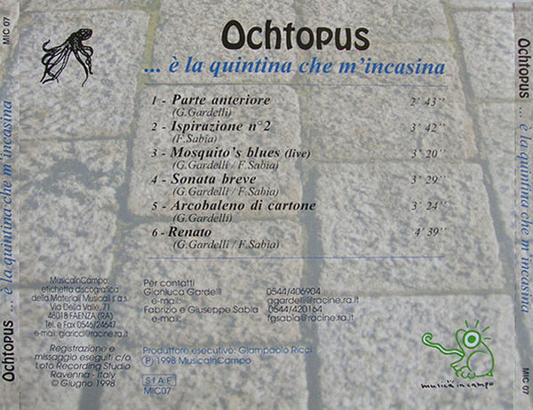 OCHTOPUS - E' la quintina che m'incasina . CD