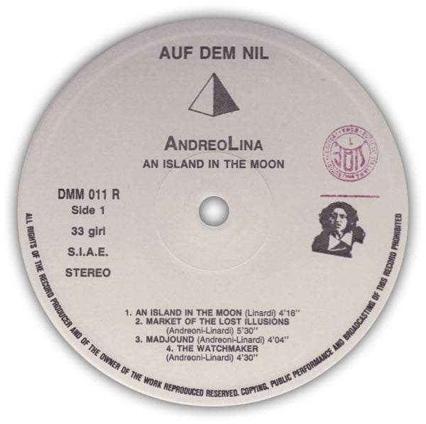 Andreolina – An Island In The Moon . LP . Label A