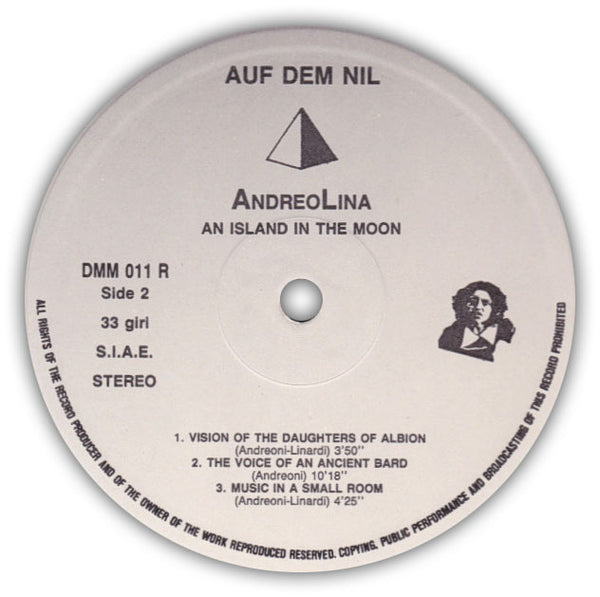 Andreolina – An Island In The Moon . LP . Label B