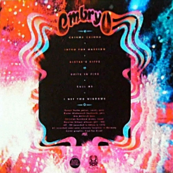 EMBRYO - Message From Era Ora . LP