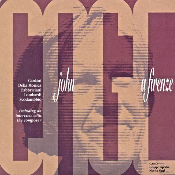 JOHN CAGE - John Cage A Firenze