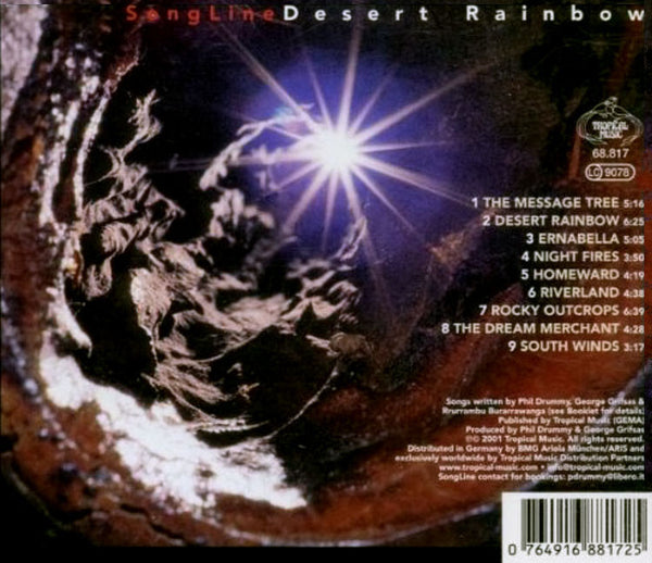 SONGLINE - Desert Rainbow . CD