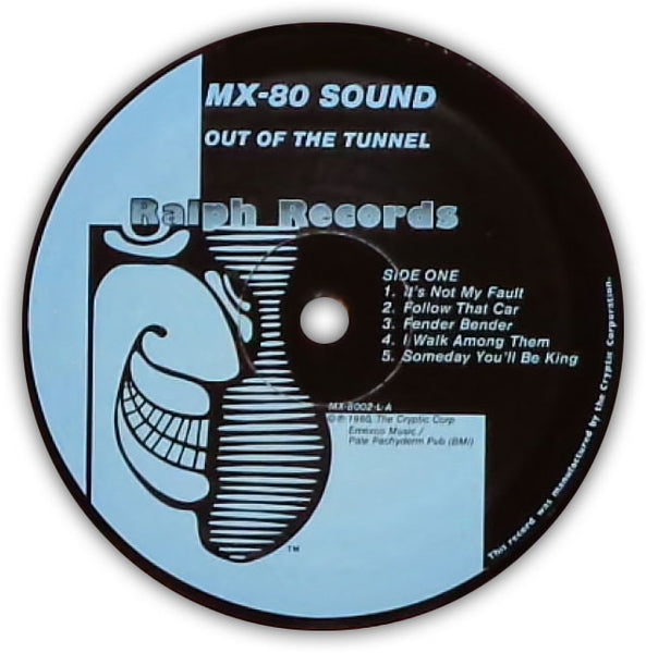 MX-80 SOUND ‎– Out Of The Tunnel . LP . Label 1